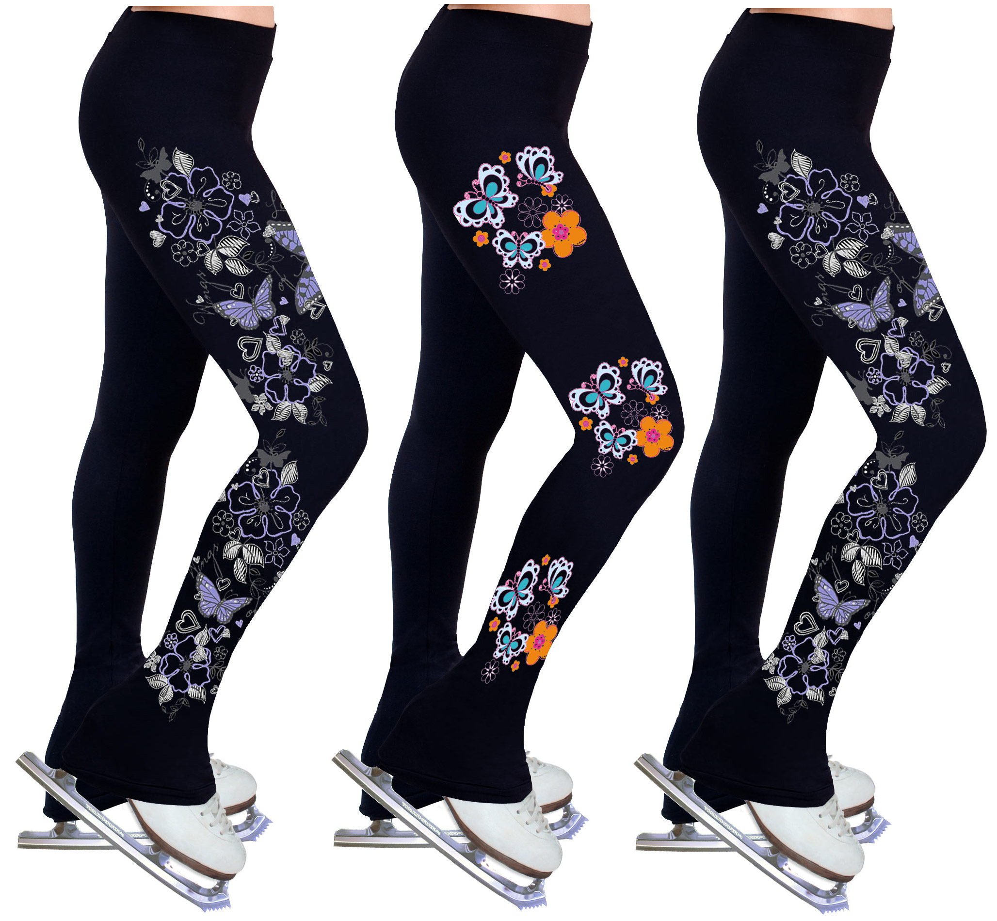 ny2 Sportswear Figure Skating Practice Pants with Rhinestones R101